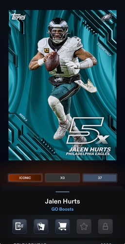 Carta digitale topps - topps, nfl