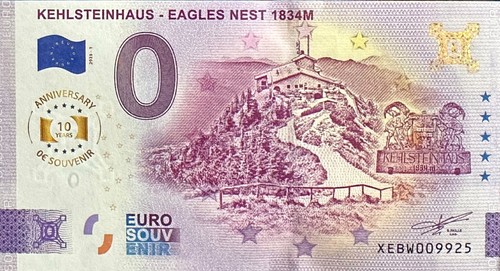 Banconota euro kehlsteinhaus - euro,