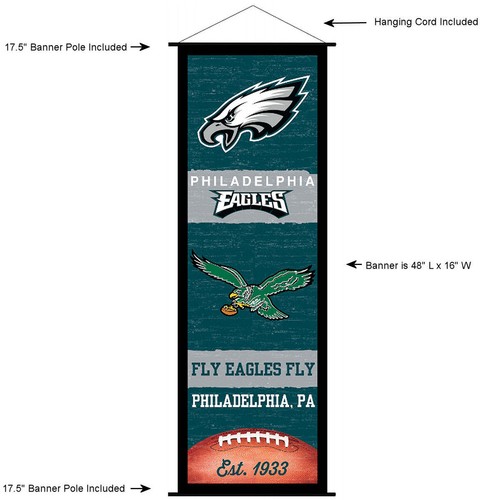 Striscione philadelphia eagles - striscione,