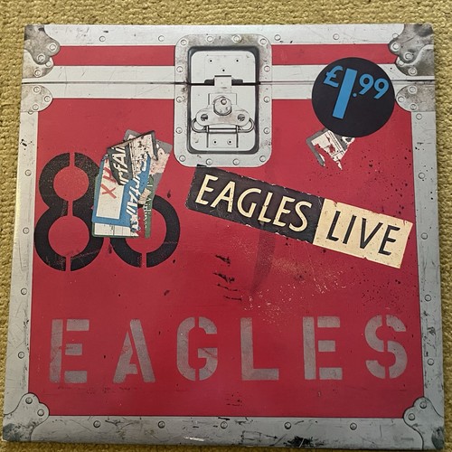 Eagles live vinyl record album - live,